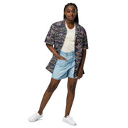 Tiger Stripe Siam Shadow CAMO Unisex Short-Sleeve Button Shirt - Button-Up
