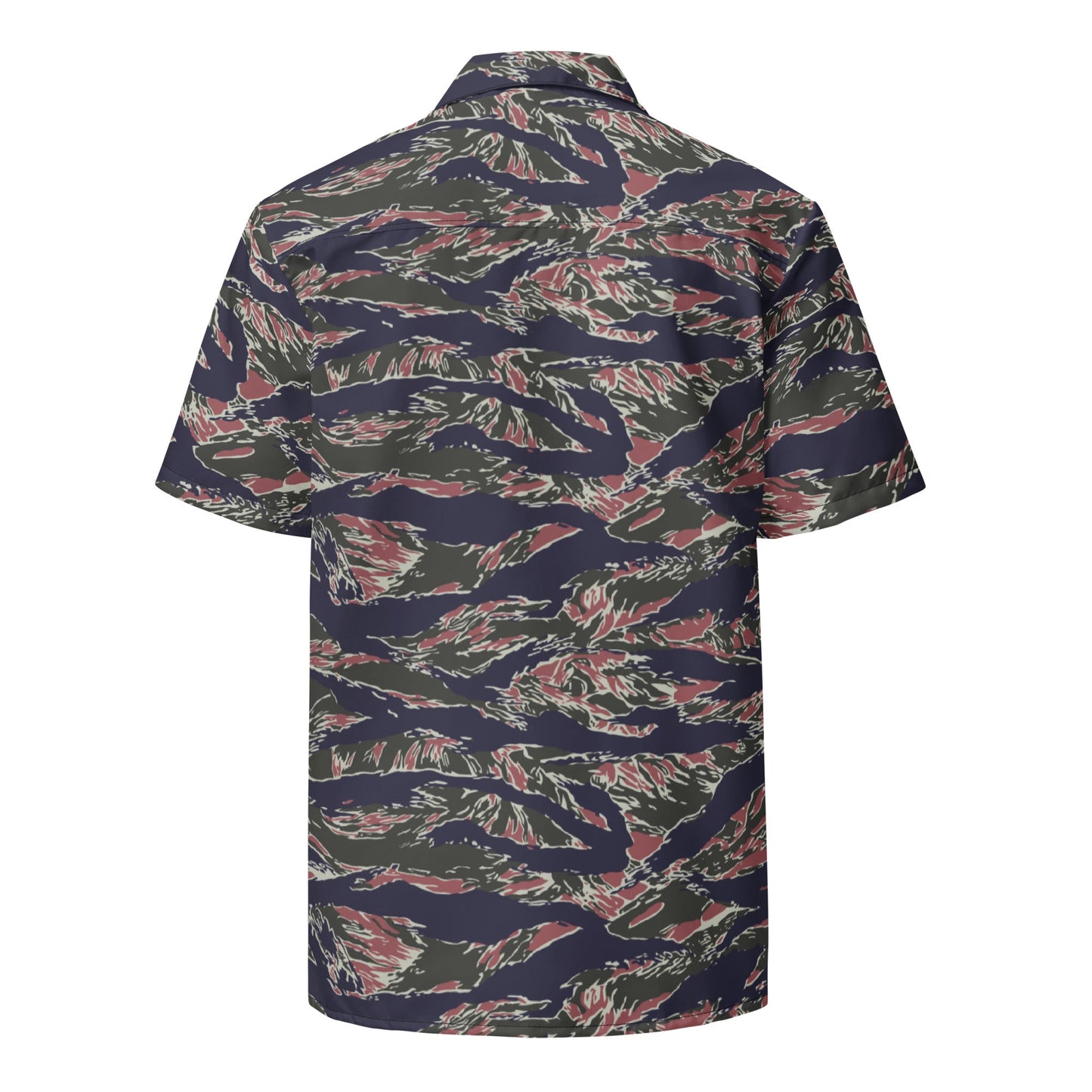 Thailand Tiger Stripe CAMO Unisex Short-Sleeve Button Shirt