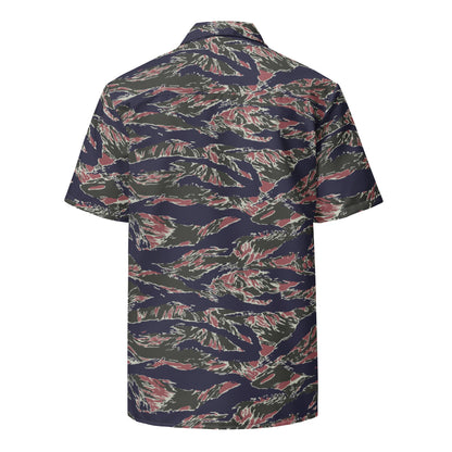 Thailand Tiger Stripe CAMO Unisex Short-Sleeve Button Shirt