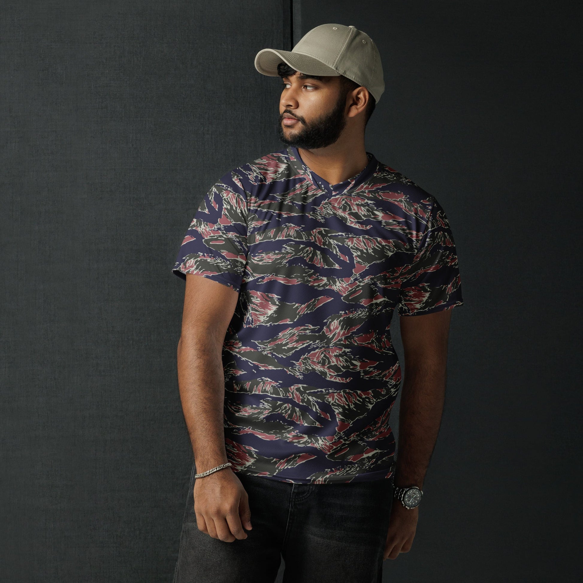 Thailand Tiger Stripe CAMO Unisex Sports Jersey