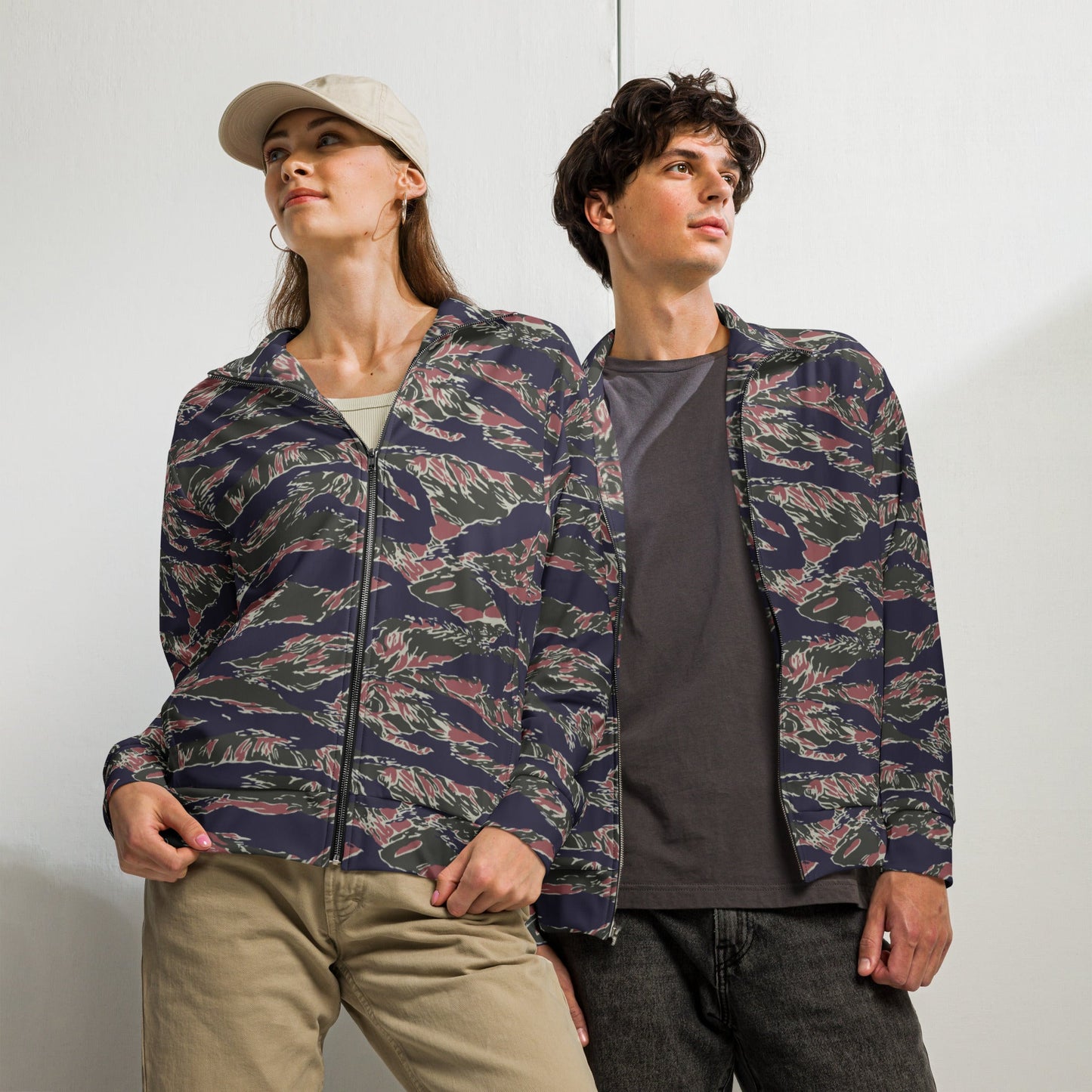 Thailand Tiger Stripe CAMO Unisex Track Jacket - 2XS