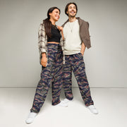 Tiger Stripe Siam Shadow CAMO Unisex Wide-Leg Joggers - 2XS