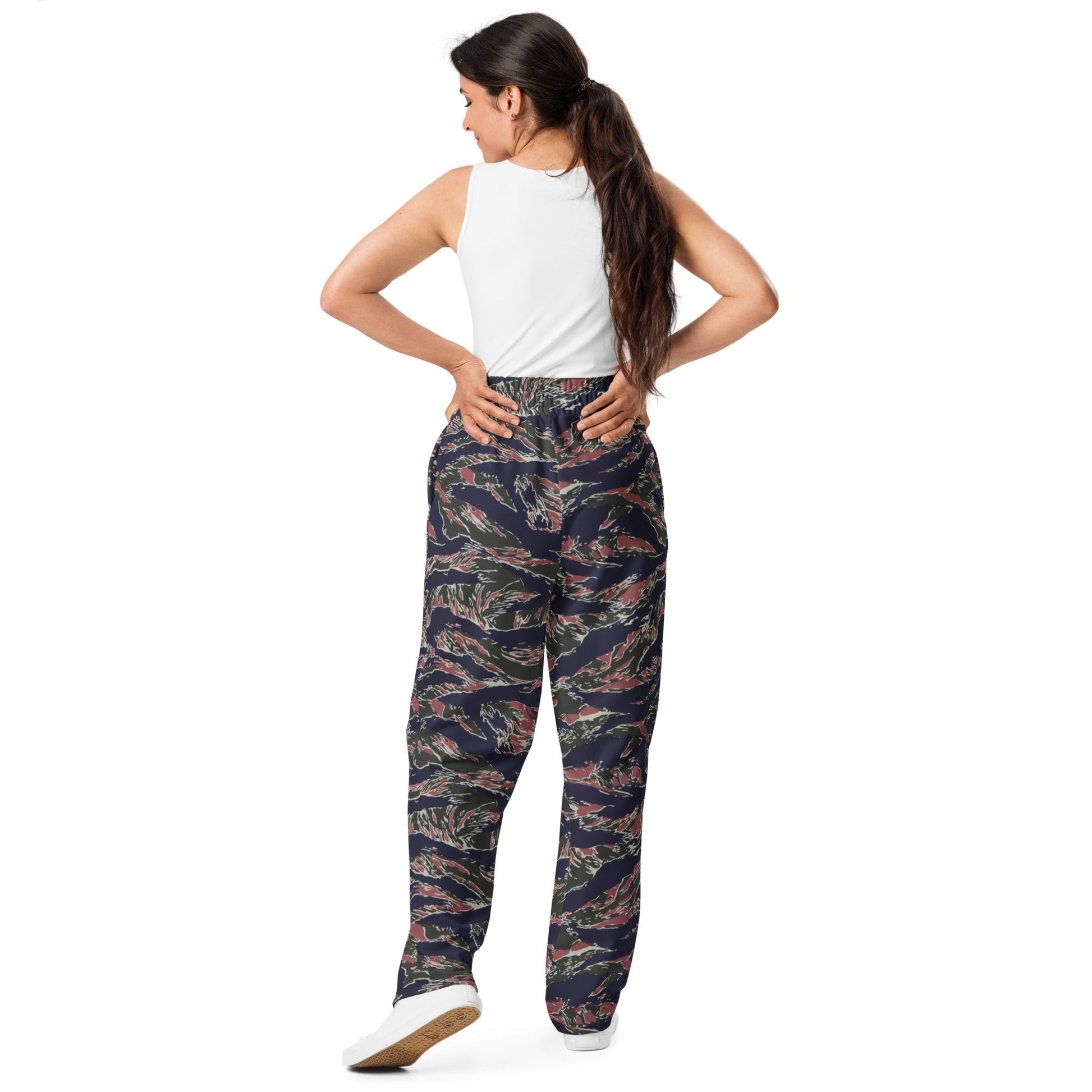 Thailand Tiger Stripe CAMO Unisex Wide-Leg Joggers