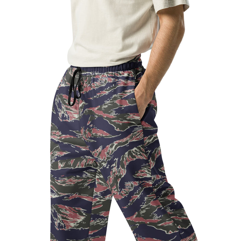 Tiger Stripe Siam Shadow CAMO Unisex Wide-Leg Joggers