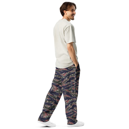 Thailand Tiger Stripe CAMO Unisex Wide-Leg Joggers