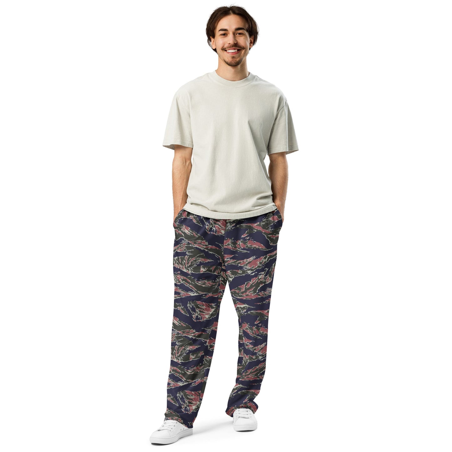 Thailand Tiger Stripe CAMO Unisex Wide-Leg Joggers