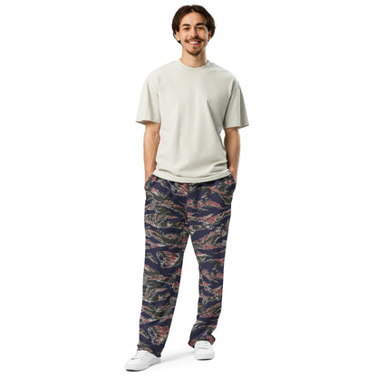 Thailand Tiger Stripe CAMO Unisex Wide-Leg Joggers