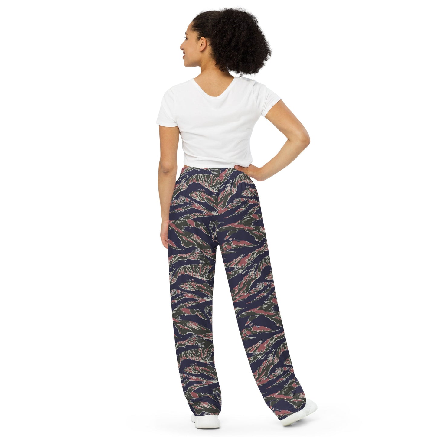 Thailand Tiger Stripe CAMO Unisex Wide-Leg Leisure Pants
