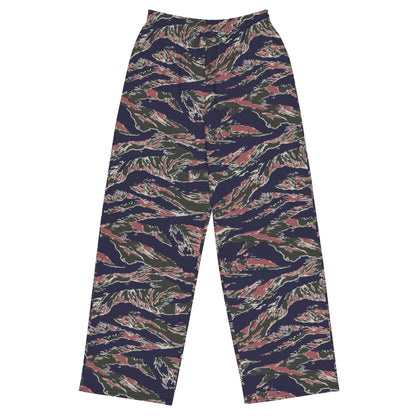 Thailand Tiger Stripe CAMO Unisex Wide-Leg Leisure Pants - 2XS