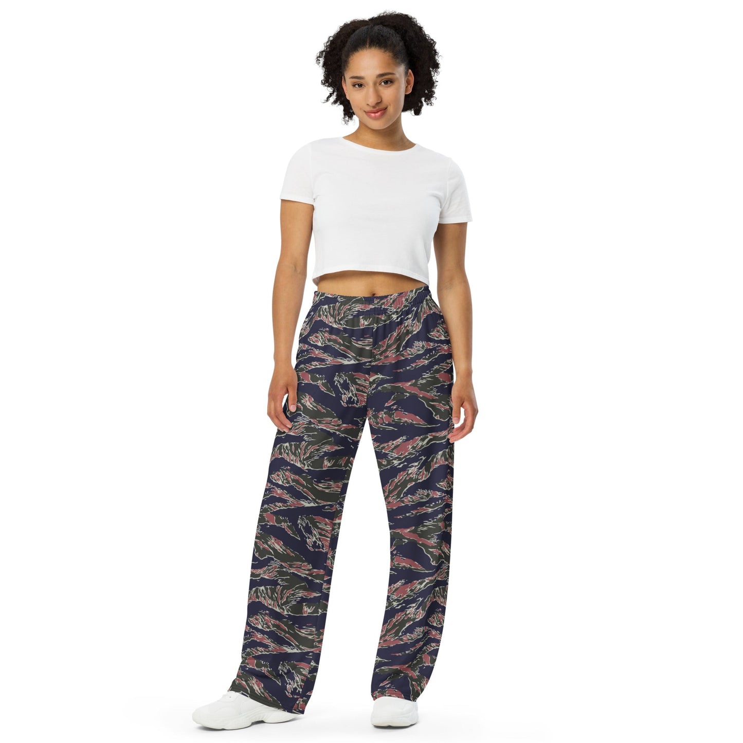 Thailand Tiger Stripe CAMO Unisex Wide-Leg Leisure Pants