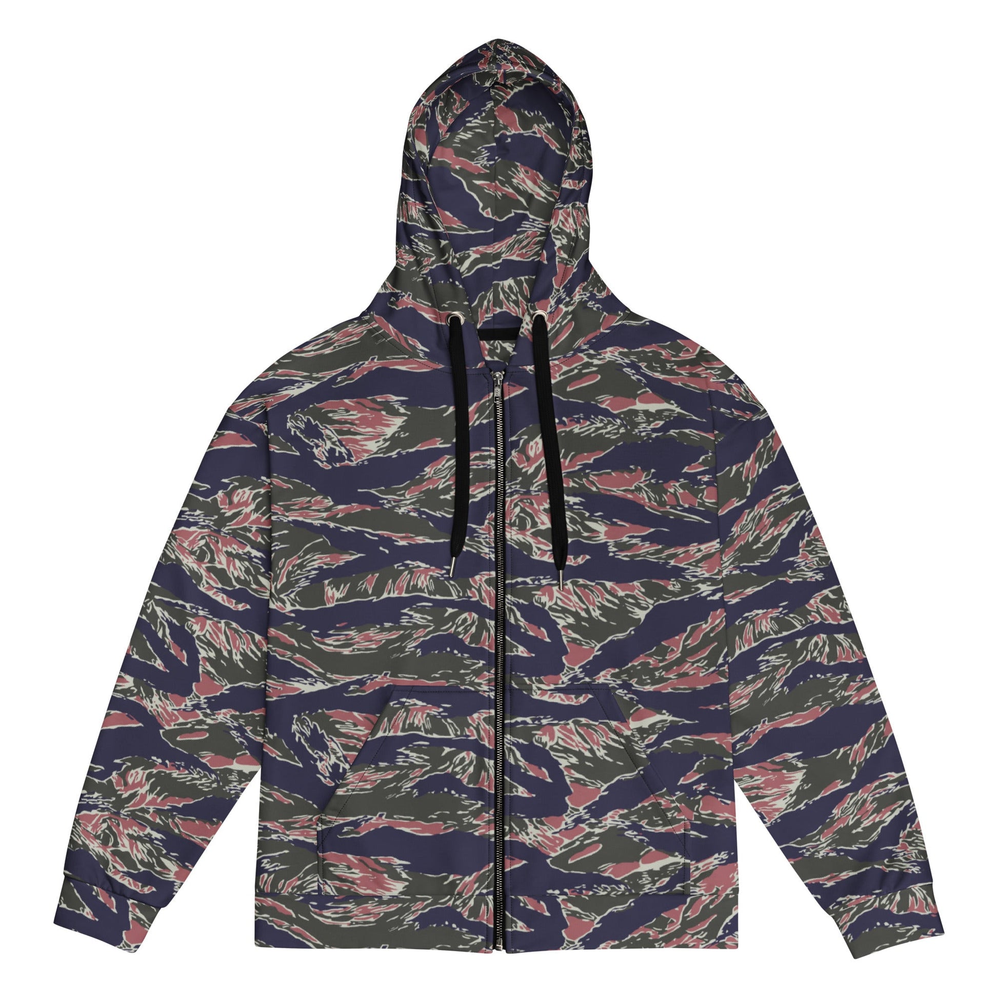 Thailand Tiger Stripe CAMO Unisex Zip Hoodie - 2XS