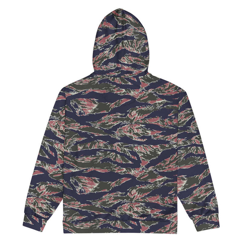 Tiger Stripe Siam Shadow CAMO Unisex Zip Hoodie
