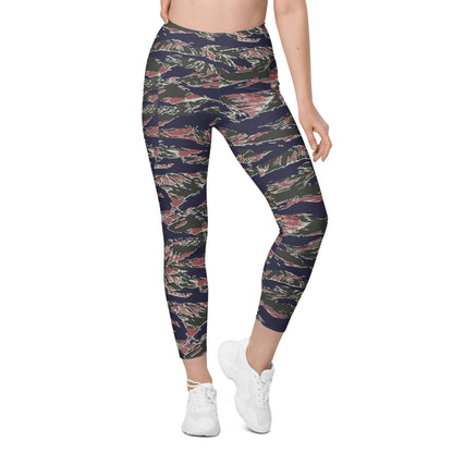 Thailand Tiger Stripe CAMO Womens Leggings with Pockets
