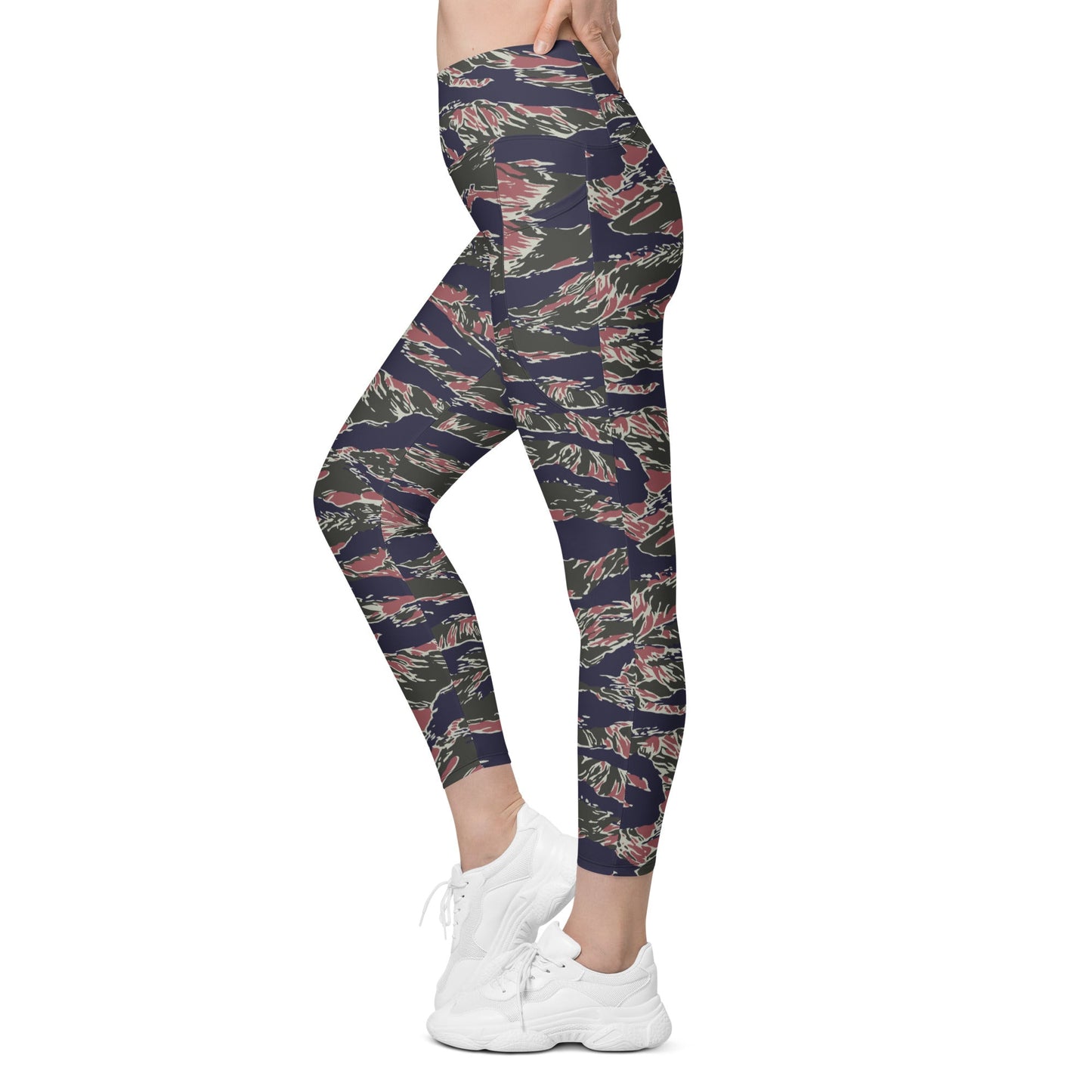 Thailand Tiger Stripe CAMO Womens Leggings with Pockets