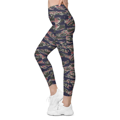 Thailand Tiger Stripe CAMO Womens Leggings with Pockets