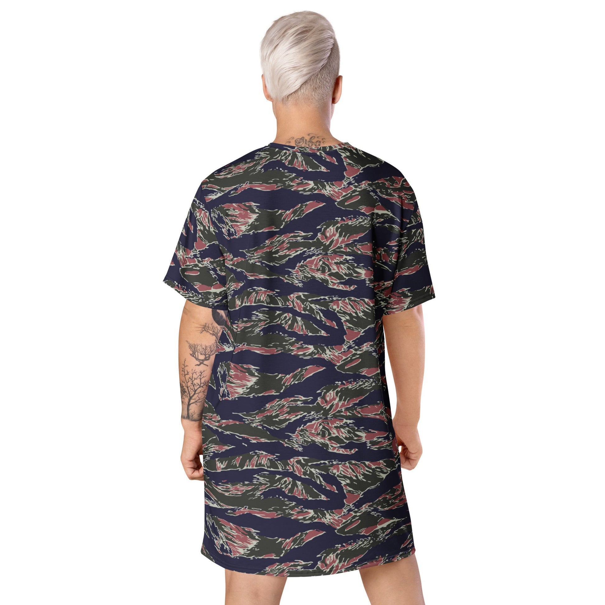 Thailand Tiger Stripe CAMO Womens T-Shirt Dress