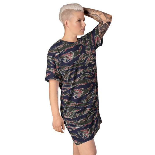 Thailand Tiger Stripe CAMO Womens T-Shirt Dress