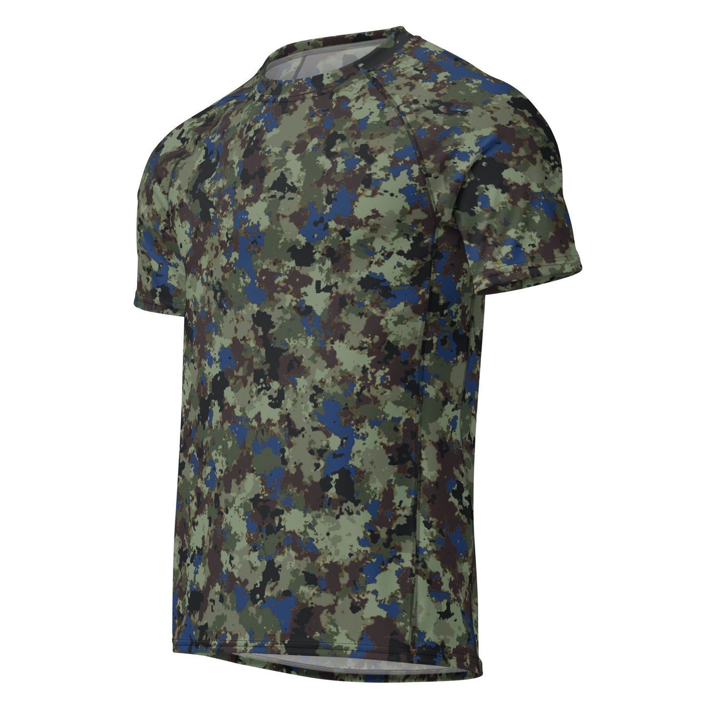The Tomorrow War Movie Digital Flecktarn CAMO Mens Short-Sleeve Rash Guard - Short-sleeve Guards