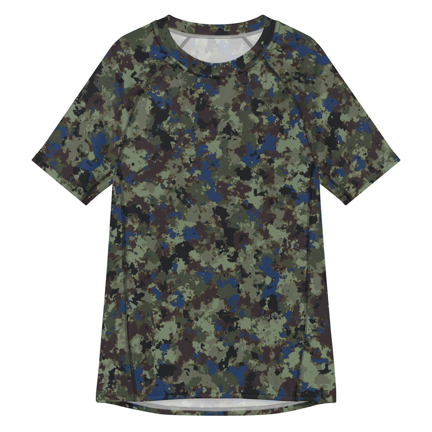 The Tomorrow War Movie Digital Flecktarn CAMO Mens Short-Sleeve Rash Guard - 2XS - Short-sleeve Guards