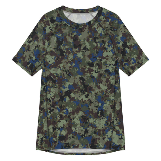The Tomorrow War Movie Digital Flecktarn CAMO Mens Short-Sleeve Rash Guard - 2XS - Short-sleeve Guards