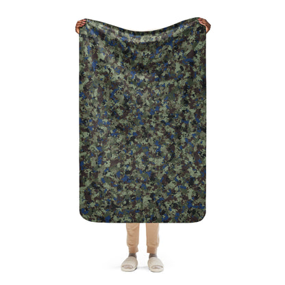 The Tomorrow War Movie Digital Flecktarn CAMO Sherpa blanket - 37″×57″ - Blanket