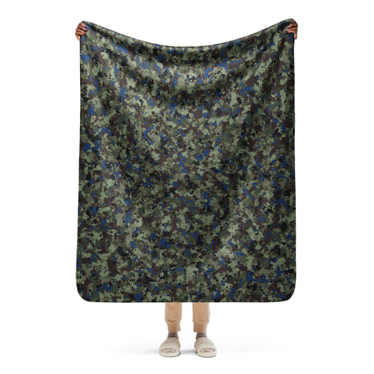 The Tomorrow War Movie Digital Flecktarn CAMO Sherpa blanket - 50″×60″ - Blanket