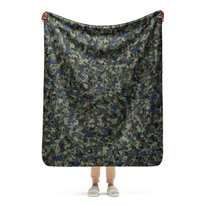 The Tomorrow War Movie Digital Flecktarn CAMO Sherpa blanket - 50″×60″ - Blankets