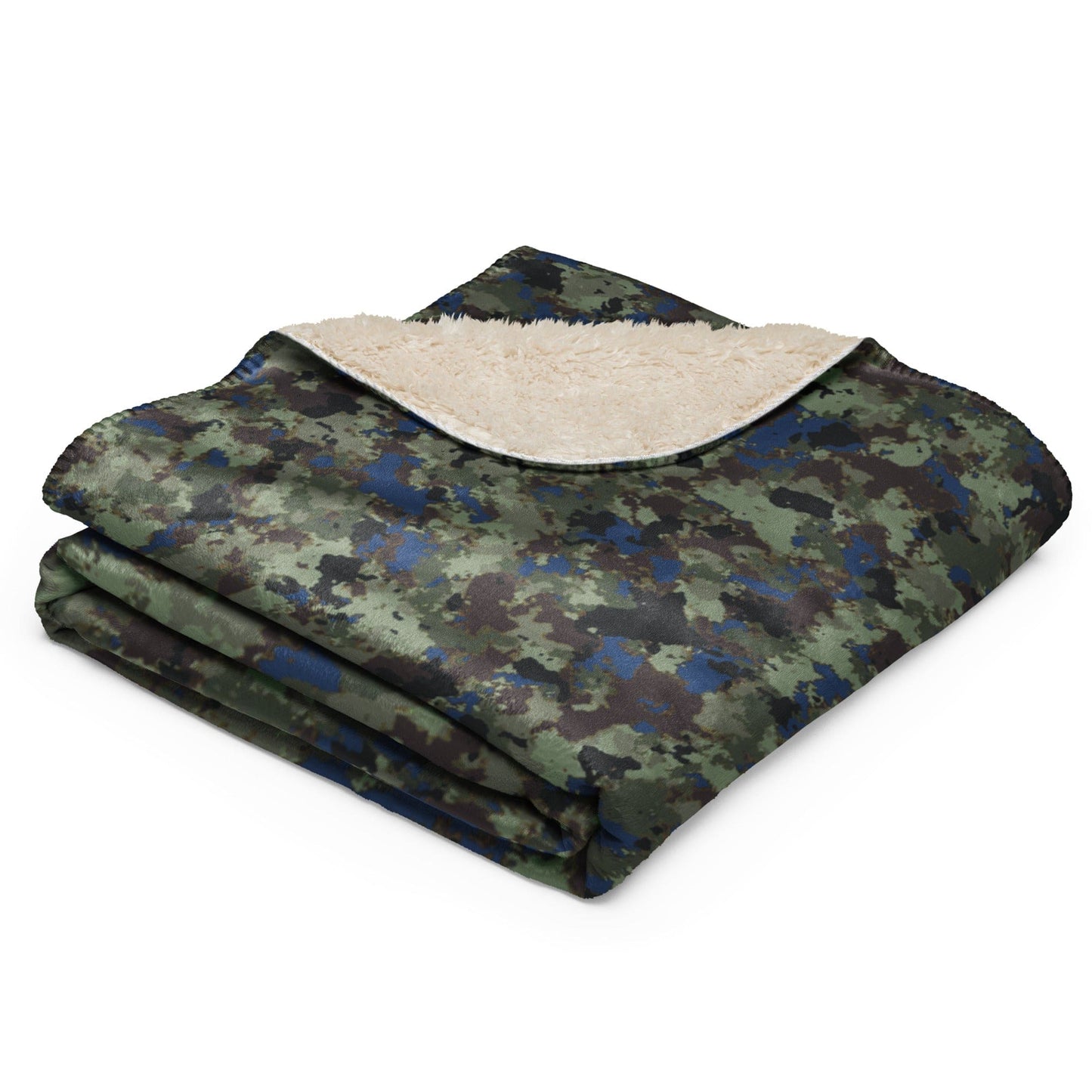 The Tomorrow War Movie Digital Flecktarn CAMO Sherpa blanket - Blankets