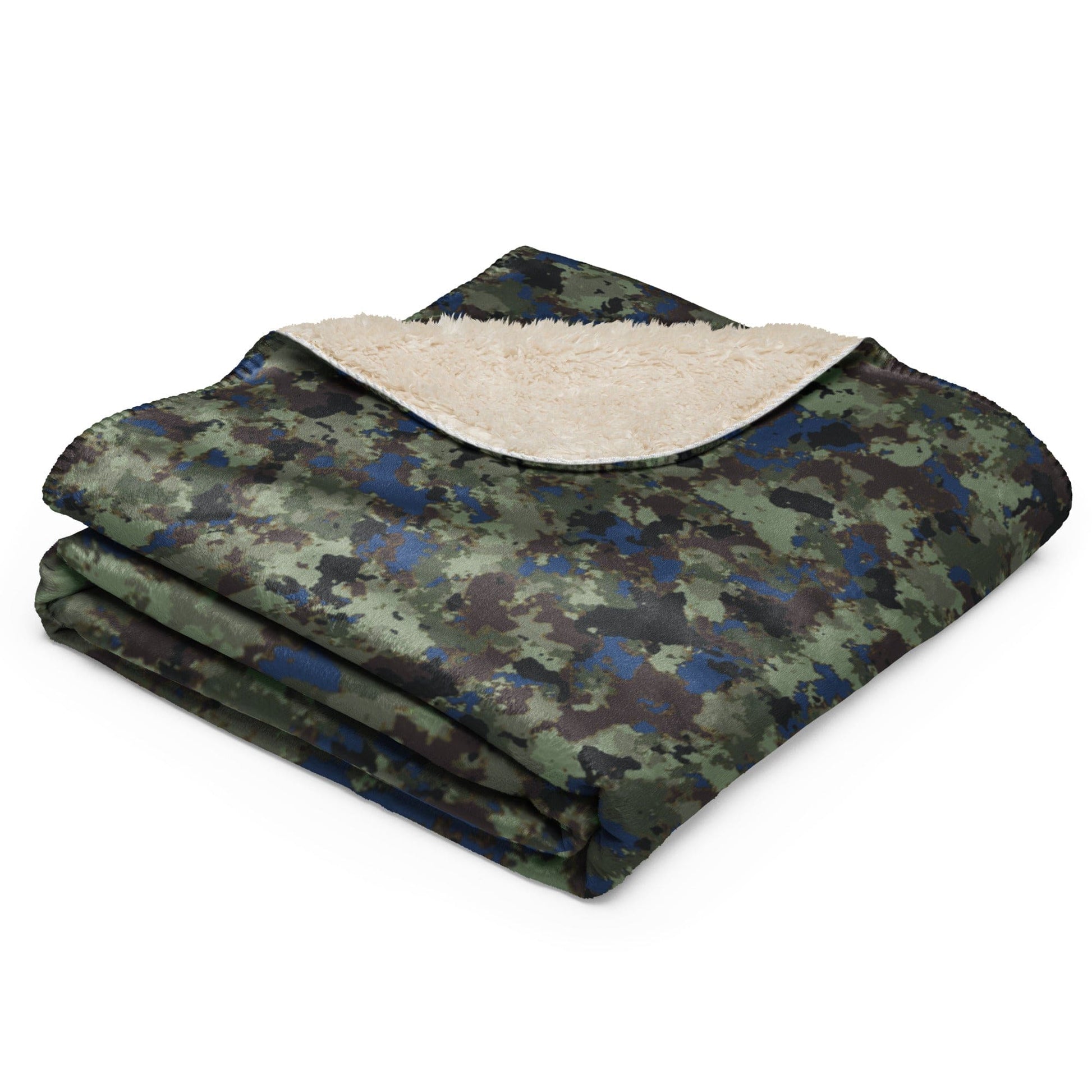 The Tomorrow War Movie Digital Flecktarn CAMO Sherpa blanket - Blankets