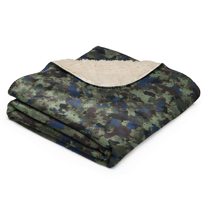 The Tomorrow War Movie Digital Flecktarn CAMO Sherpa blanket - Blankets