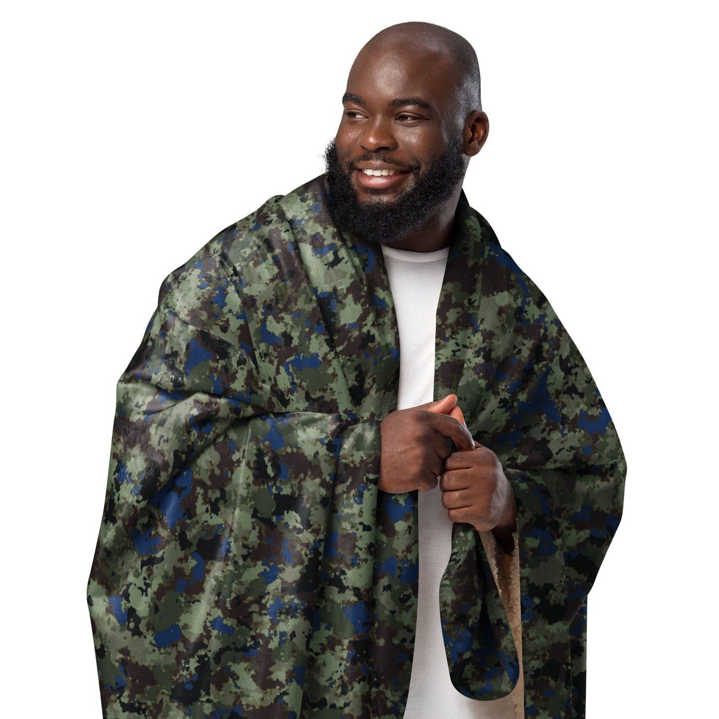 The Tomorrow War Movie Digital Flecktarn CAMO Sherpa blanket - Blankets