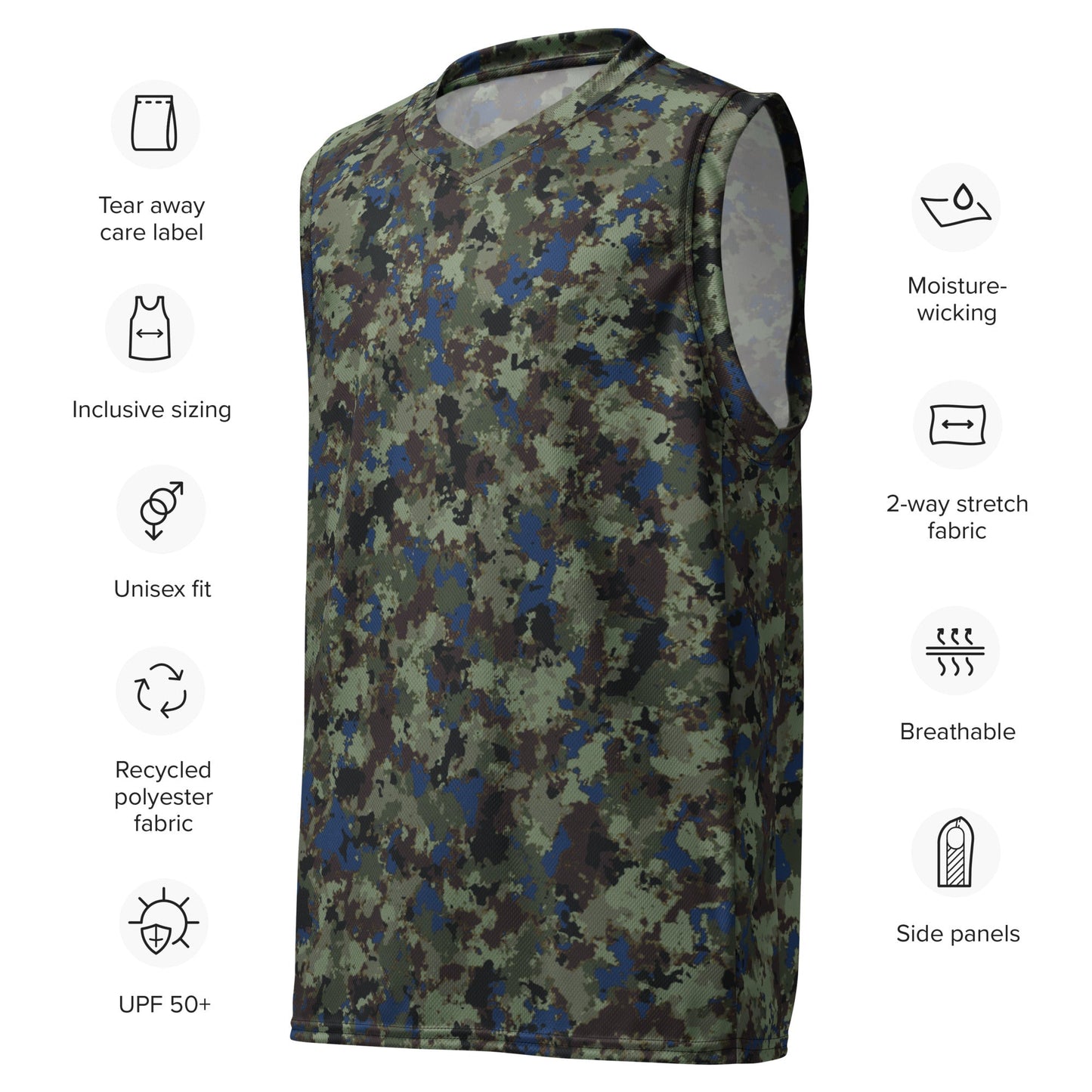 The Tomorrow War Movie Digital Flecktarn CAMO unisex basketball jersey - Basketball Jerseys