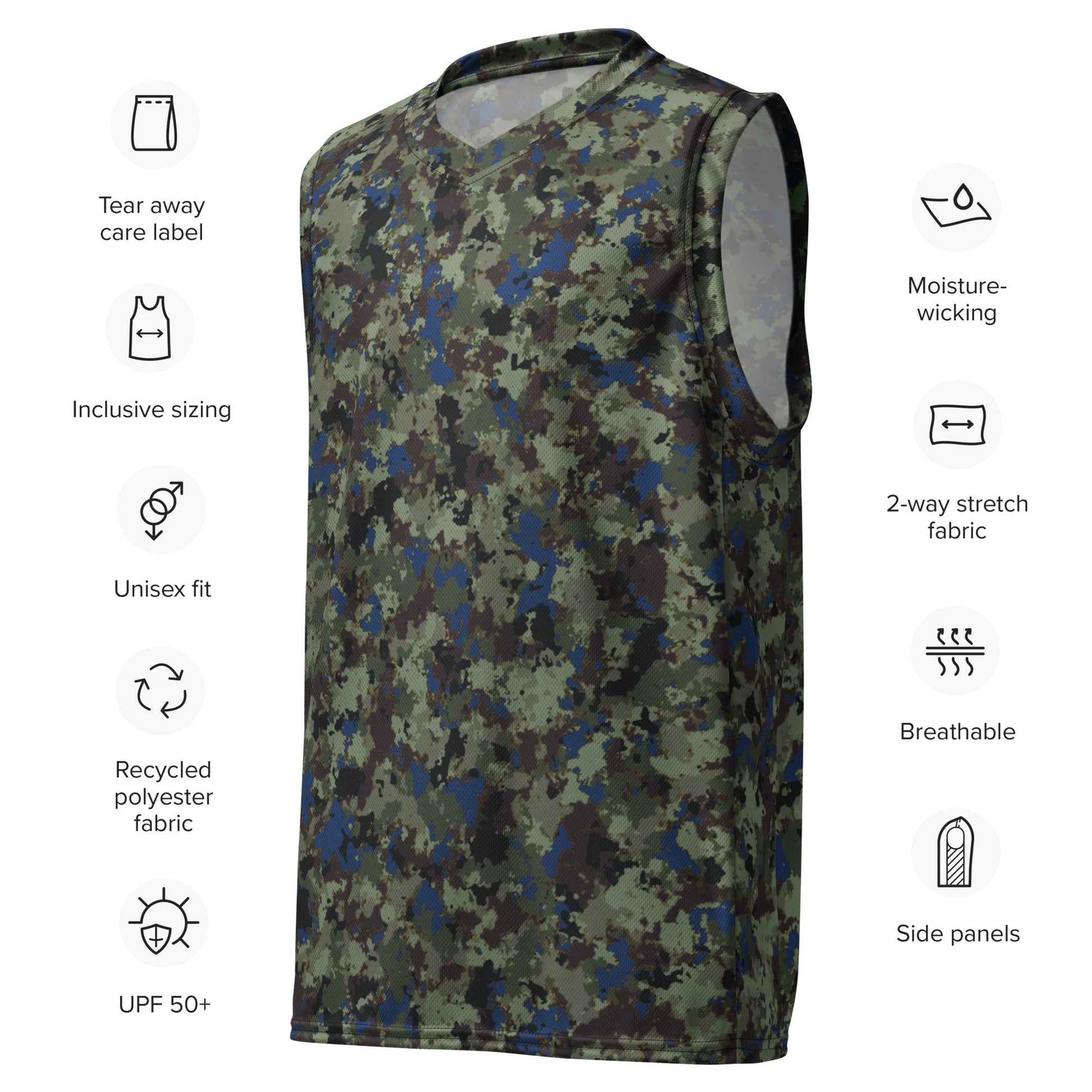 The Tomorrow War Movie Digital Flecktarn CAMO unisex basketball jersey - Basketball Jerseys
