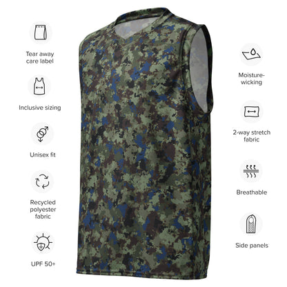 The Tomorrow War Movie Digital Flecktarn CAMO unisex basketball jersey - Basketball Jerseys