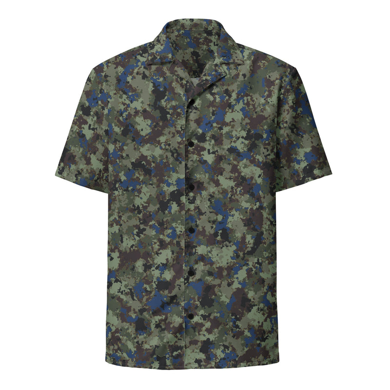 Future Front CAMO Unisex Short-Sleeve Button Shirt