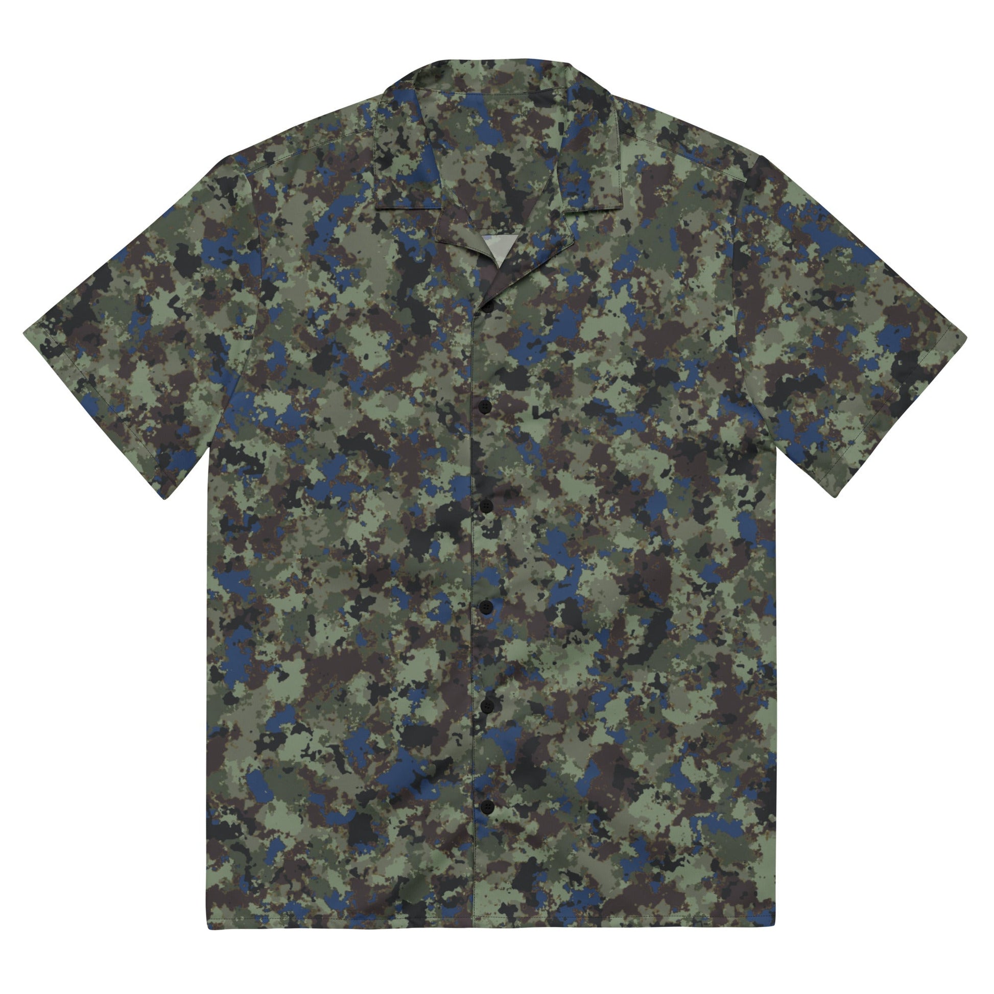 The Tomorrow War Movie Digital Flecktarn CAMO Unisex button shirt - 2XS - Button Shirts