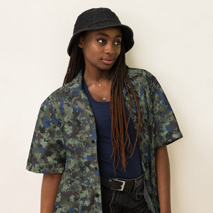 The Tomorrow War Movie Digital Flecktarn CAMO Unisex button shirt - Button Shirts