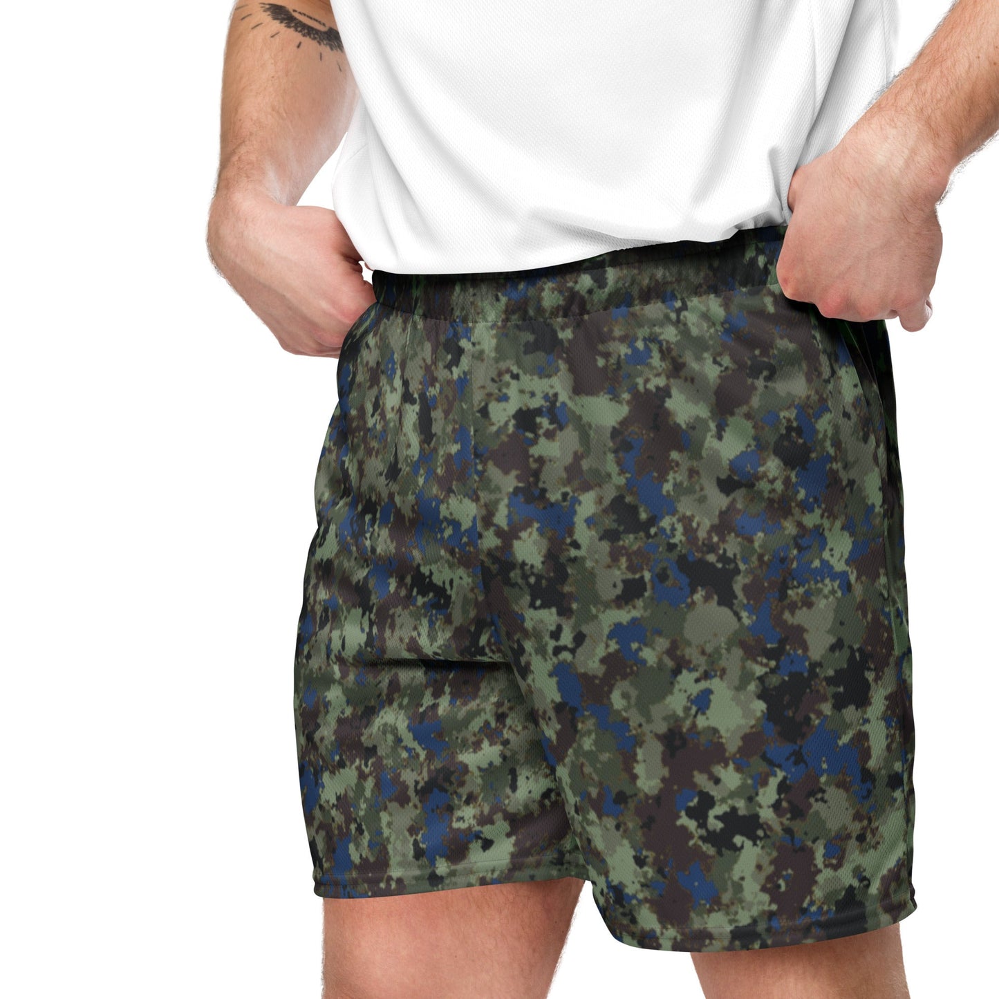 The Tomorrow War Movie Digital Flecktarn CAMO Unisex mesh shorts - Mesh Shorts