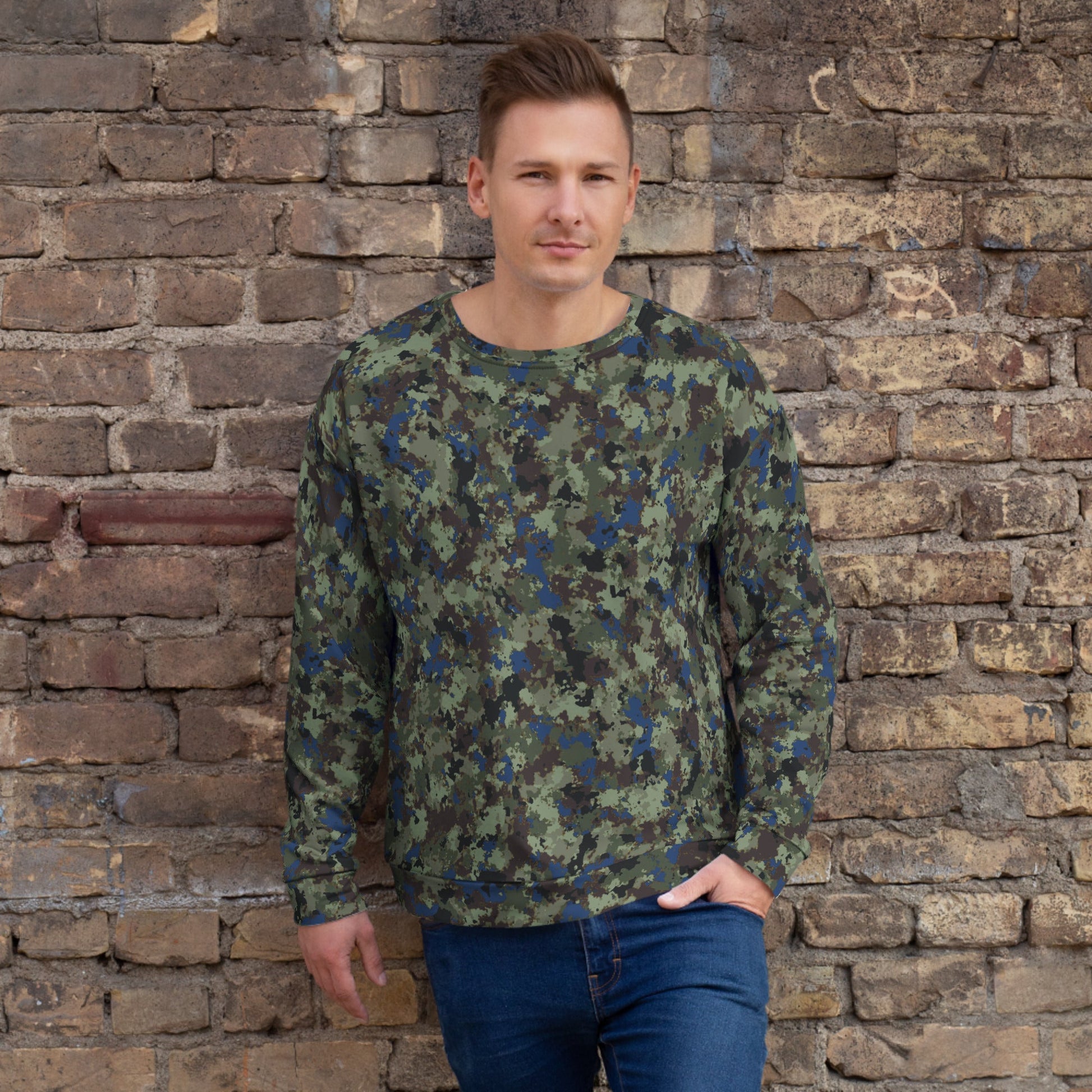 The Tomorrow War Movie Digital Flecktarn CAMO Unisex Sweatshirt - 2XS - Sweatshirts
