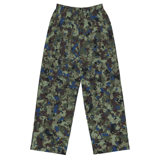 The Tomorrow War Movie Digital Flecktarn CAMO unisex wide-leg pants - 2XS - Wide-leg Pants