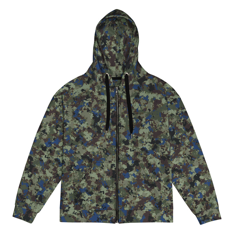 Future Front CAMO Unisex Zip Hoodie - 2XS