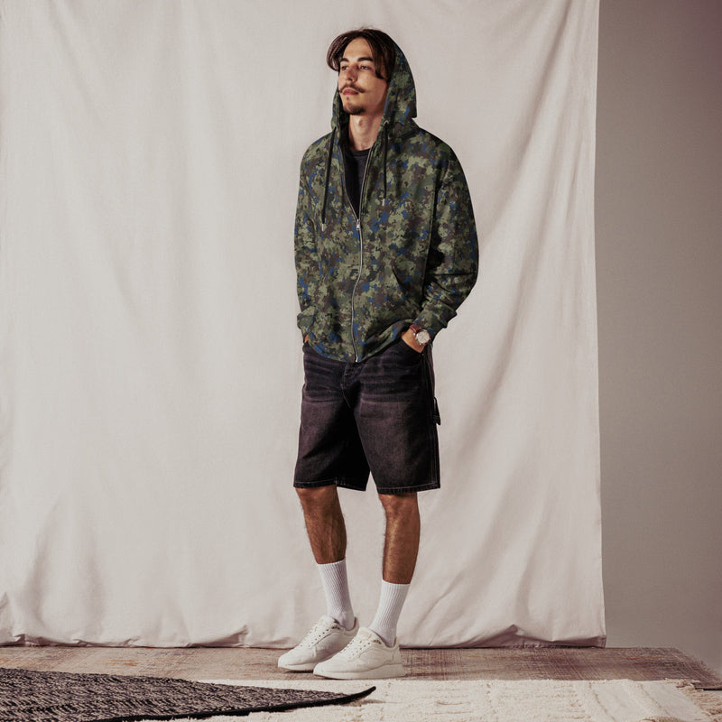 Future Front CAMO Unisex Zip Hoodie