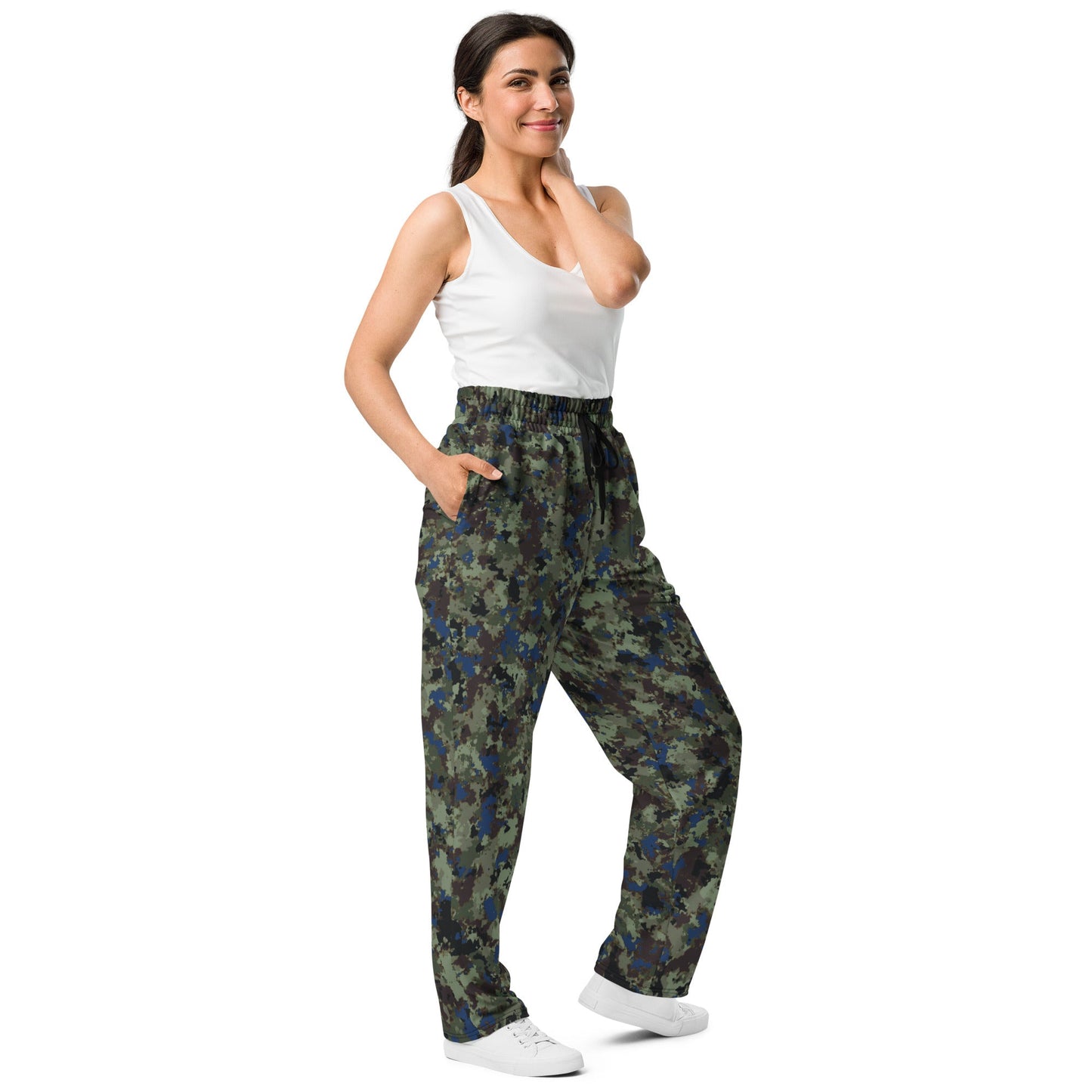The Tomorrow War Movie Digital Flecktarn CAMO Wide-leg joggers - Joggers