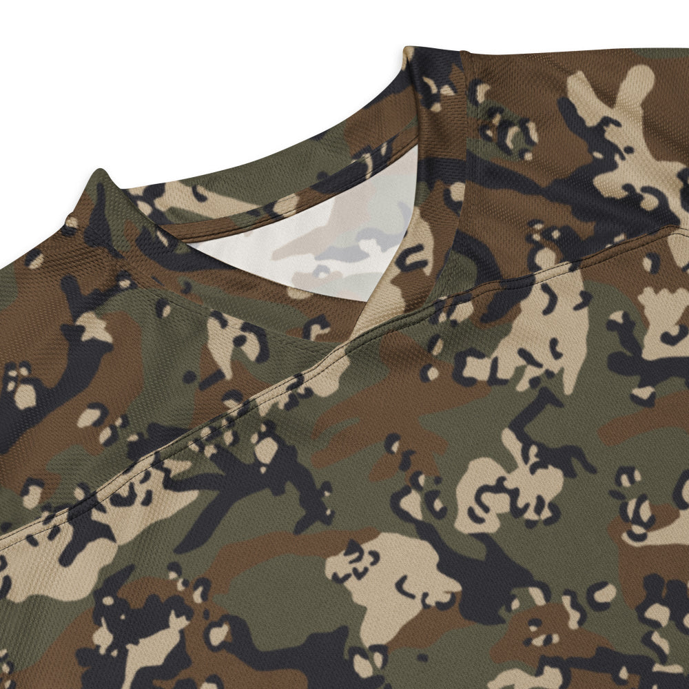 Thermoball Chocolate Chip Woodland CAMO hockey fan jersey - Unisex Hockey Fan Jersey