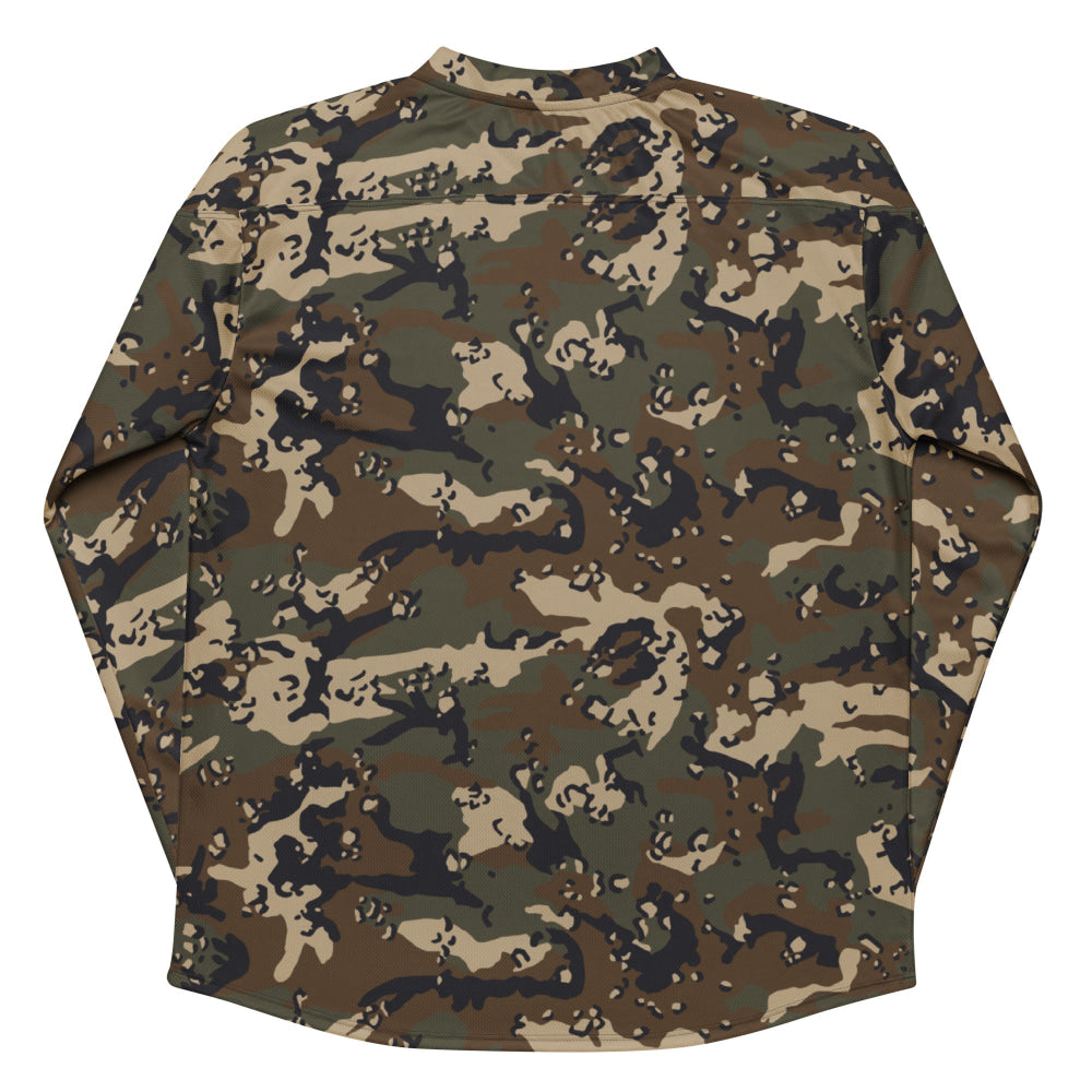 Thermoball Chocolate Chip Woodland CAMO hockey fan jersey - Unisex Hockey Fan Jersey