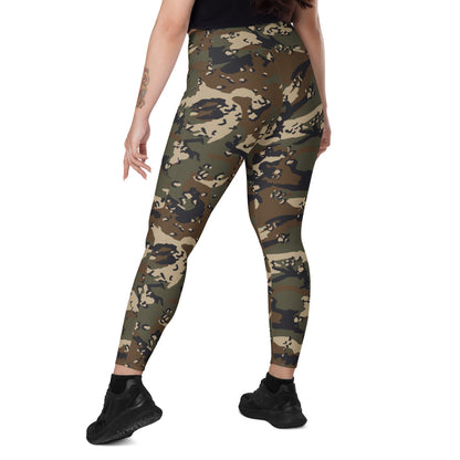 Thermoball Chocolate Chip Woodland CAMO Leggings with pockets - Womens With Pockets