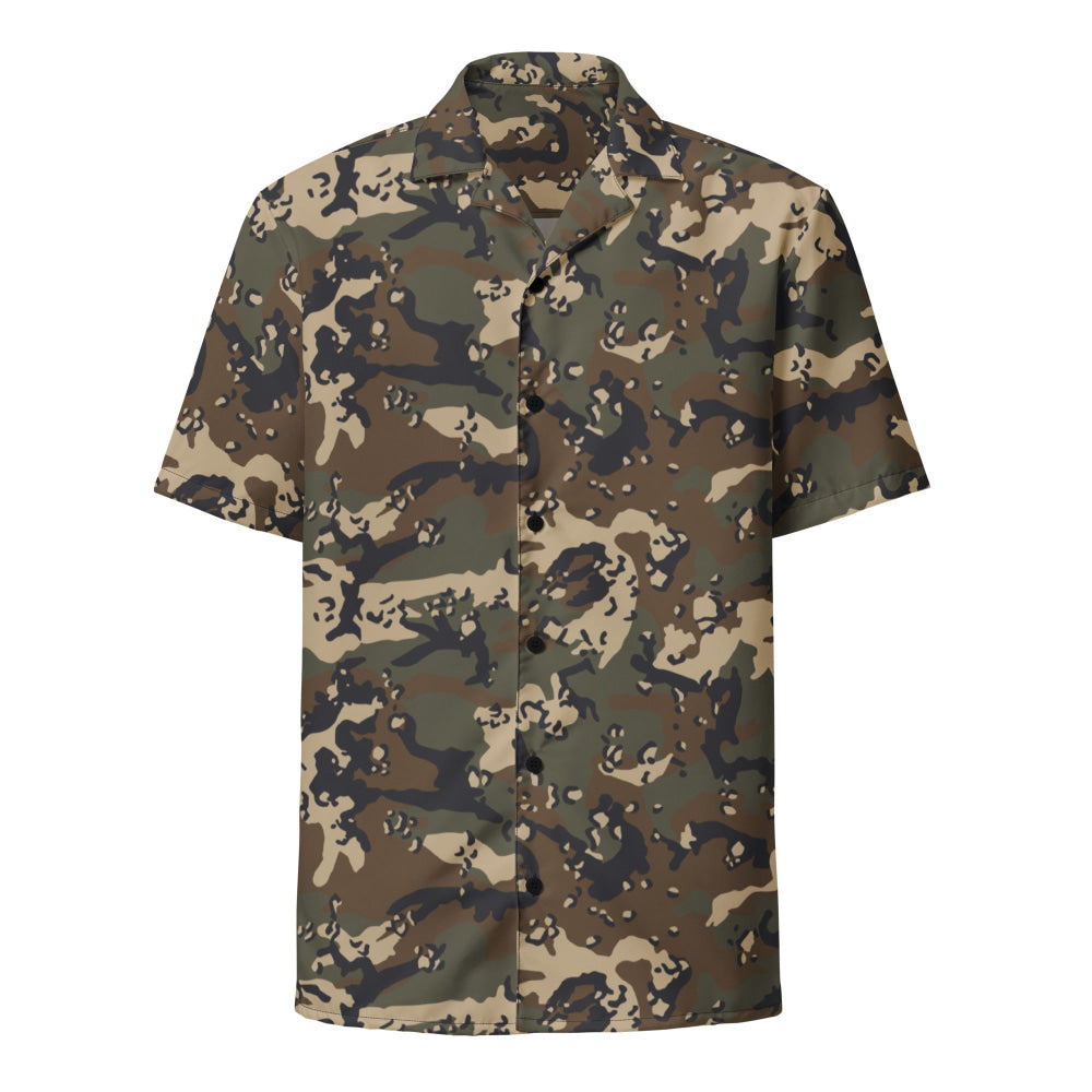 Thermoball Chocolate Chip Woodland CAMO Unisex button shirt - Button Shirt