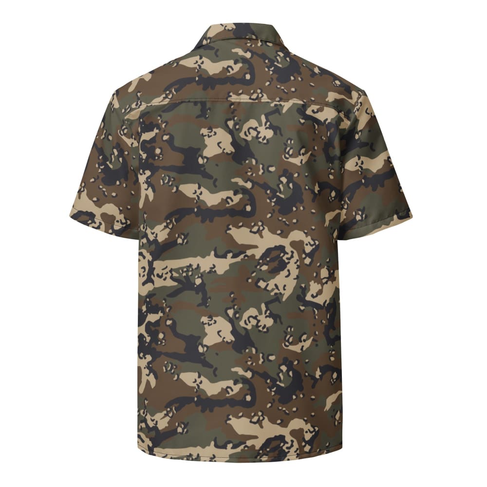 Thermoball Chocolate Chip Woodland CAMO Unisex button shirt