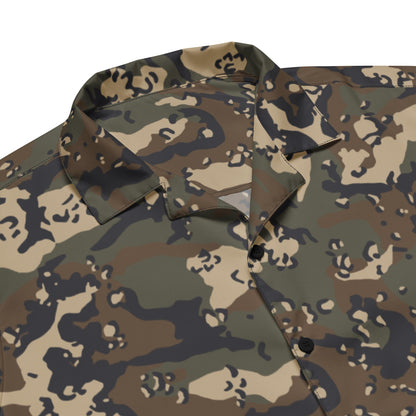 Thermoball Chocolate Chip Woodland CAMO Unisex button shirt - Button Shirt