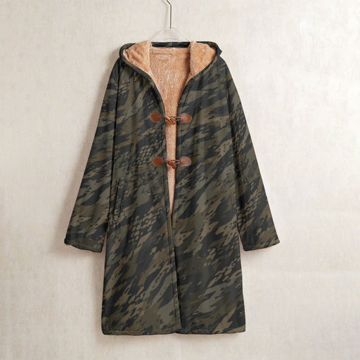 Third Option Ground Branch CAMO Men’s Horn Button Long Fleece Coat - S / White - Jacket